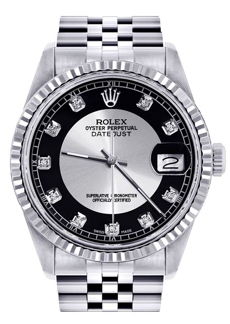 rolex tuxedo watch|rolex datejust 36mm black.